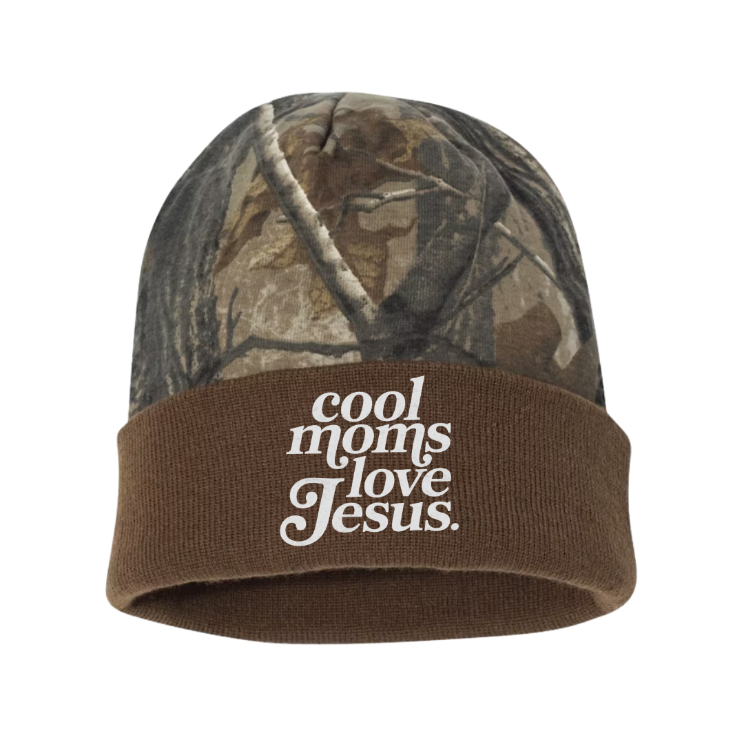 Cool Moms Love Jesus. - Beanie