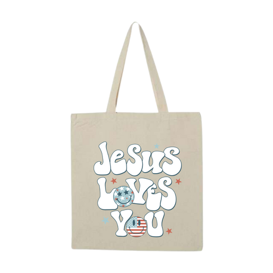 Jesus Loves You -TOTE BAG
