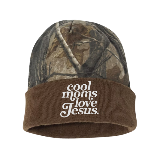 Cool Moms Love Jesus. - Beanie