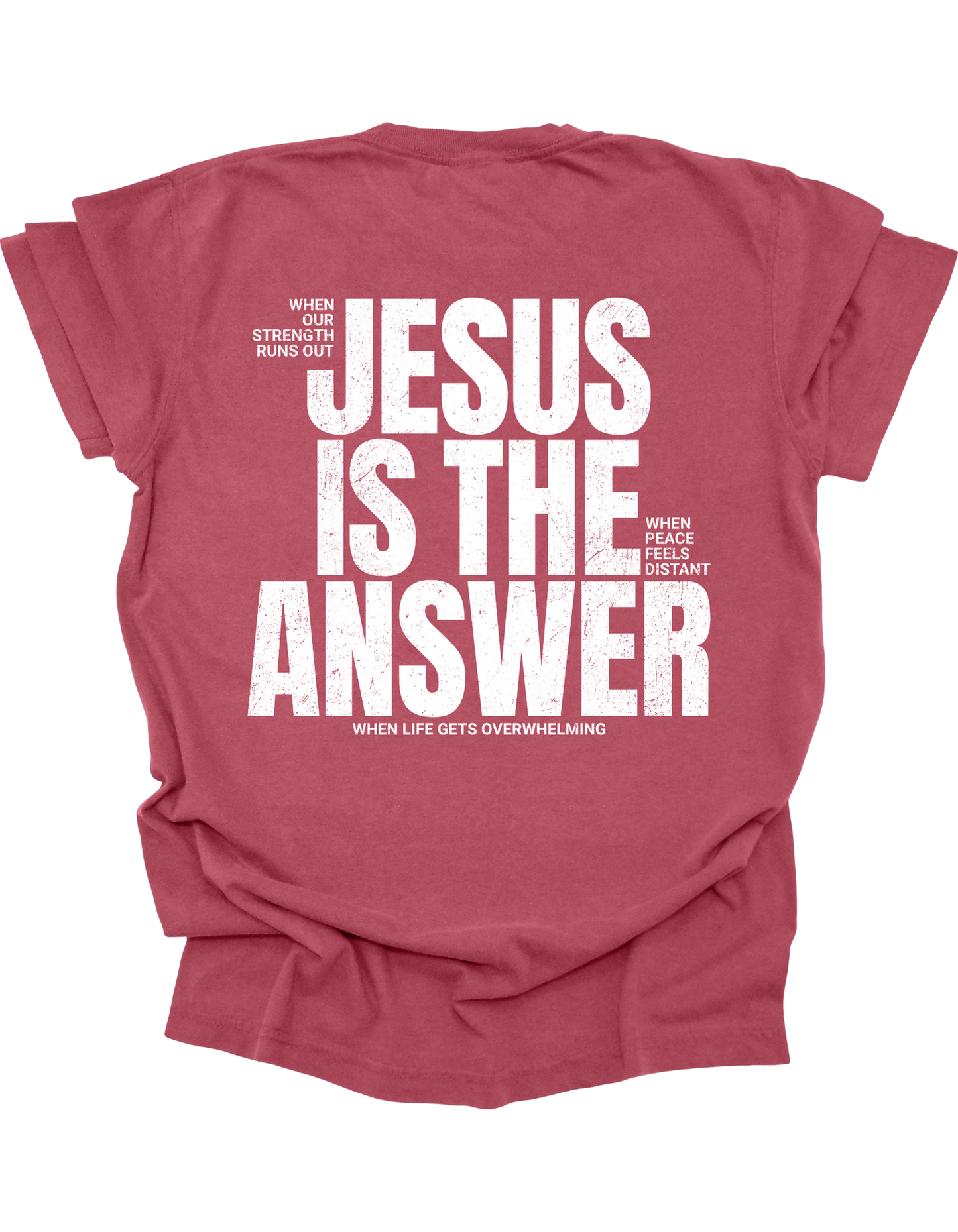 JESUS IS THE ANSWER - TEE