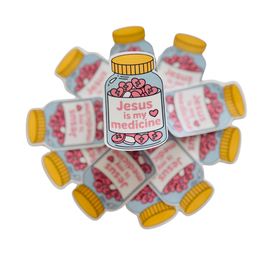 Jesus is my medicine - Sticker