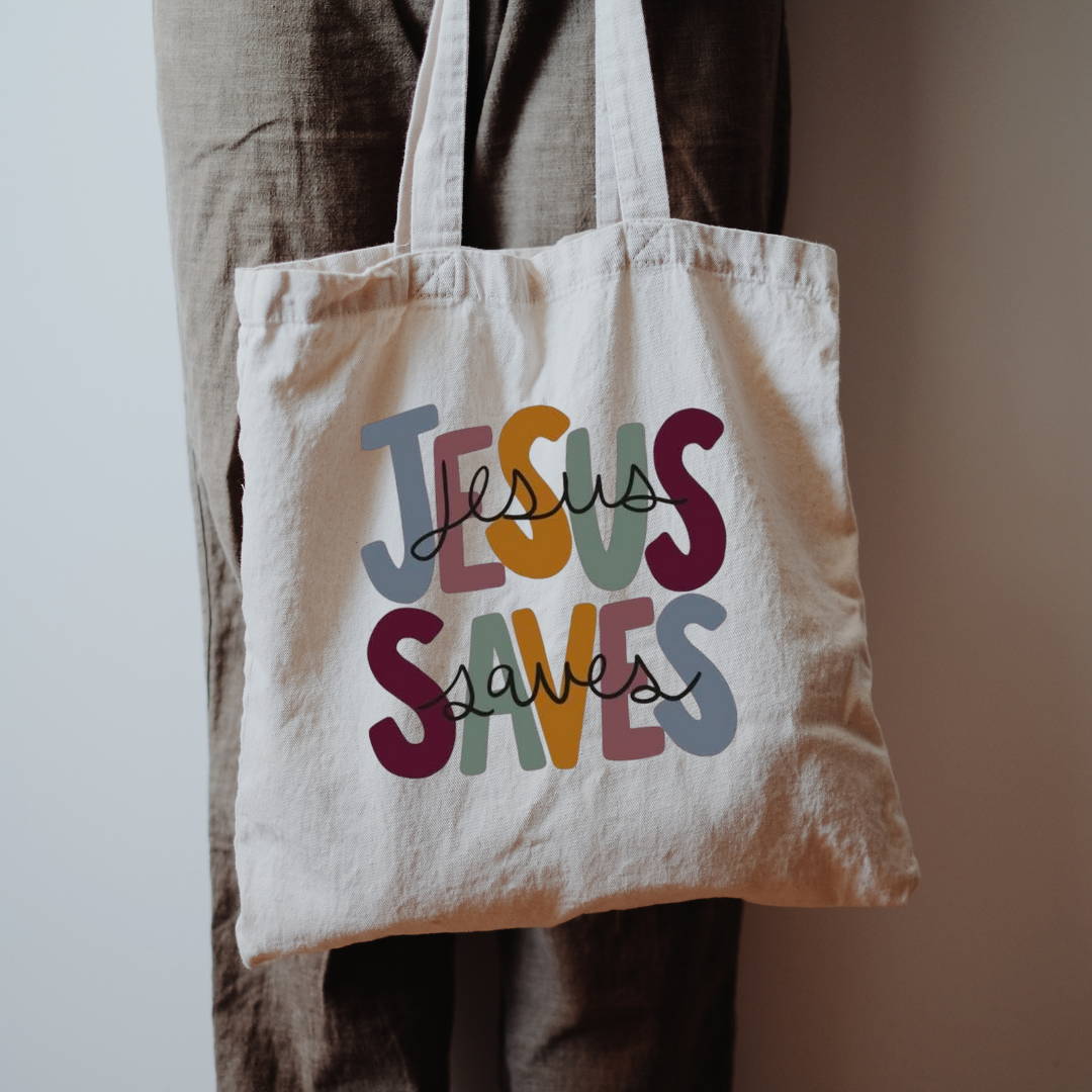 Jesus Saves - Tote bag