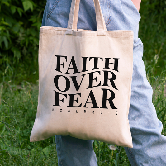 FAITH OVER FEAR - TOTE BAG
