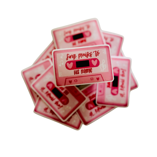 Sing Praises - Sticker
