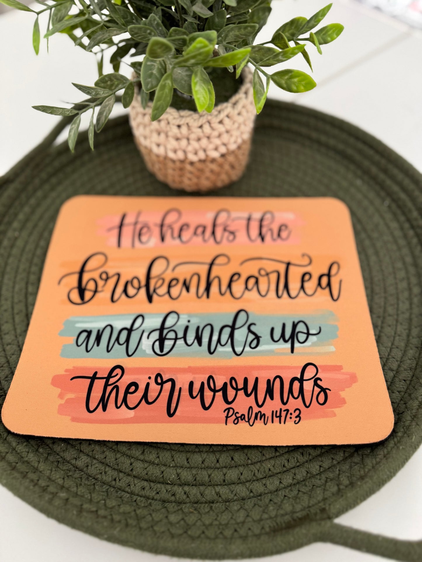 psalm 147:3 - Mouse Pad