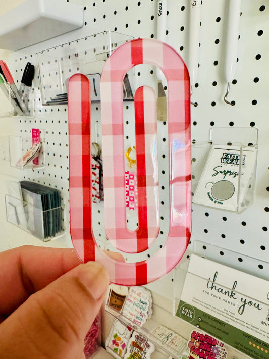 Pink Patterns - Paper Clip