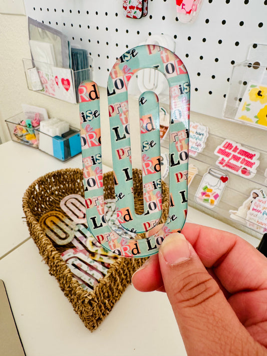 Praise The Lord - Jumbo Paper Clip